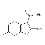 2-Amino-6-methyl-4,5,6,7-tetrahydrobenzothiophene-3-carboxamide