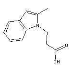 3-(2-Methyl-1H-indol-1-yl)propanoic Acid