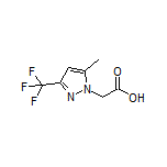 2-[5-Methyl-3-(trifluoromethyl)-1-pyrazolyl]acetic Acid