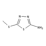 2-Amino-5-(methylthio)-1,3,4-thiadiazole