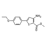 3-Amino-5-(4-ethoxyphenyl)thiophene-2-carboxylicacid methyl ester