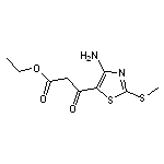 Ethyl 3-[4-Amino-2-(methylthio)-5-thiazolyl]-3-oxopropanoate