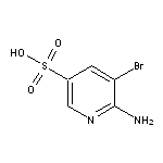 6-Amino-5-bromopyridine-3-sulfonic Acid