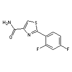 2-(2,4-difluorophenyl)thiazole-4-carboxamide, 95%