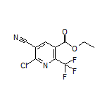 Ethyl 6-Chloro-5-cyano-2-(trifluoromethyl)nicotinate