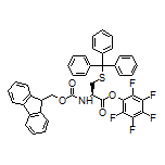 Perfluorophenyl (R)-2-(Fmoc-amino)-3-(tritylthio)propanoate
