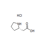 (S)-2-(2-Pyrrolidyl)acetic Acid Hydrochloride