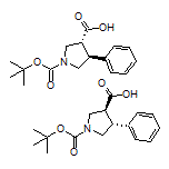 trans-1-Boc-4-phenylpyrrolidine-3-carboxylic Acid