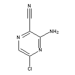 3-Amino-5-chloropyrazine-2-carbonitrile