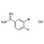 3-Bromo-4-fluorobenzimidamide Hydrochloride