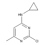 2-chloro-N-cyclopropyl-6-methylpyrimidin-4-amine, 95%