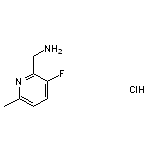 (3-Fluoro-6-methylpyridin-2-yl)methanamine hydrochloride