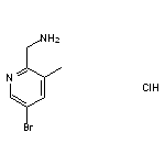 (5-Bromo-3-methyl-2-pyridyl)methanamine Hydrochloride