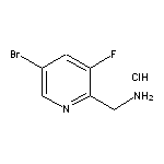 (5-Bromo-3-fluoropyridin-2-yl)methanamine hydrochloride