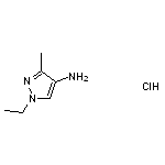 1-ethyl-3-methyl-1H-pyrazol-4-amine hydrochloride, 95%