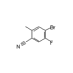 4-Bromo-5-fluoro-2-methylbenzonitrile