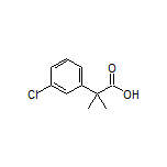 2-(3-Chlorophenyl)-2-methylpropanoic Acid