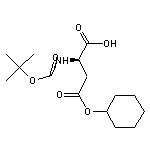 N-Boc-D-aspartic Acid 4-cyclohexyl Ester