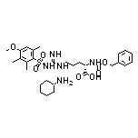 Cyclohexanamine (S)-2-(Cbz-amino)-5-[3-[(4-methoxy-2,3,6-trimethylphenyl)sulfonyl]guanidino]pentanoate