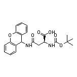 (S)-4-[(9H-Xanthen-9-yl)amino]-2-[(tert-butoxycarbonyl)amino]-4-oxobutanoic Acid