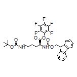 Perfluorophenyl (S)-2-(Fmoc-amino)-6-(Boc-amino)hexanoate