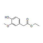 Ethyl 4-Hydroxy-3-methoxyphenylacetate, 98%