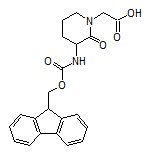 2-[3-(Fmoc-amino)-2-oxo-1-piperidyl]acetic Acid