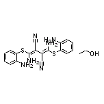 2,3-Bis[amino[(2-aminophenyl)thio]methylene]succinonitrile compound with Ethanol (1:1)