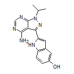 2-(4-Amino-1-isopropyl-1H-pyrazolo[3,4-d]pyrimidin-3-yl)-1H-indol-5-ol