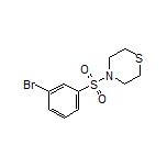 4-[(3-Bromophenyl)sulfonyl]thiomorpholine