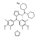 (R)-(-)-1-[(SP)-2-[Bis(3,5-dimethyl-4-methoxyphenyl)phosphino]ferrocenyl]ethyldicyclohexylphosphine