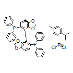 Chloro[(R)-5,5’-bis(diphenylphosphino)-4,4’-bi-1,3-benzodioxole](p-cymene)ruthenium(II) Chloride