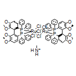 Dimethylammonium Dichlorotri(μ-chloro)bis[(R)-(+)-5,5’-bis(diphenylphosphino)-4,4’-bi-1,3-benzodioxole]diruthenate(II)