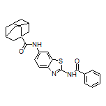 N-(2-Benzamido-6-benzothiazolyl)adamantane-1-carboxamide