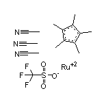 Tris(acetonitrile)pentamethylcyclopentadienylruthenium(II) Trifluoromethanesulfonate