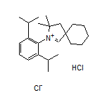 2-(2,6-Diisopropylphenyl)-3,3-dimethyl-2-azaspiro[4.5]dec-1-en-2-ium Chloride Hydrochloride