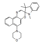 1,3,3-Trimethyl-6’-morpholinospiro[indoline-2,3’-naphtho[2,1-b][1,4]oxazine]