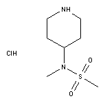 N-methyl-N-(piperidin-4-yl)methanesulfonamide hydrochloride, 95%