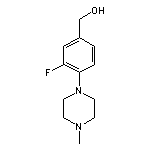 (3-fluoro-4-(4-methylpiperazin-1-yl)phenyl)methanol, 95%