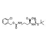 (S)-2-[(tert-Butoxycarbonyl)amino]-5-[[[(2-chlorobenzyl)oxy]carbonyl]amino]pentanoic Acid