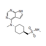 N-Methyl-1-[trans-4-[methyl(7H-pyrrolo[2,3-d]pyrimidin-4-yl)amino]cyclohexyl]methanesulfonamide