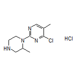 4-Chloro-5-methyl-2-(2-methyl-1-piperazinyl)pyrimidine Hydrochloride