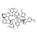 Chloro[(S)-(-)-2,2’-bis[di(3,5-xylyl)phosphino]-1,1’-binaphthyl][(2S)-(+)-1-(4-methoxyphenyl)-1-(4-methoxyphenyl-kC)-3-methyl-1,2-butanediamine]ruthenium(II)