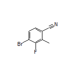 4-Bromo-3-fluoro-2-methylbenzonitrile