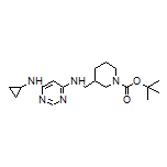 N4-[(1-Boc-3-piperidyl)methyl]-N6-cyclopropylpyrimidine-4,6-diamine