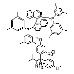 Chloro[(R)-(+)-2,2’-Bis[di(3,5-xylyl)phosphino]-1,1’-binaphthyl][(2R)-(-)-1-(4-methoxyphenyl)-1-(4-methoxyphenyl-kC)-3-methyl-1,2-butanediamine]ruthenium(II)