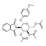 2-(Acetoxymethyl)-5-(1,3-dioxo-2-isoindolinyl)-6-(4-methoxyphenoxy)tetrahydro-2H-pyran-3,4-diyl (2R,3S,4R,5R,6S)-Diacetate