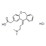 (Z)-2-[11-[3-(Dimethylamino)propylidene]-6,11-dihydrodibenzo[b,e]oxepin-2-yl]acetic Acid Hydrochloride