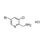 (5-Bromo-3-chloro-2-pyridyl)methanamine Hydrochloride