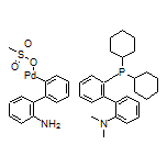 Methanesulfonato[2-(dicyclohexylphosphino)-2’-(N,N-dimethylamino)-1,1’-biphenyl](2’-amino-1,1’-biphenyl-2-yl)palladium(II)